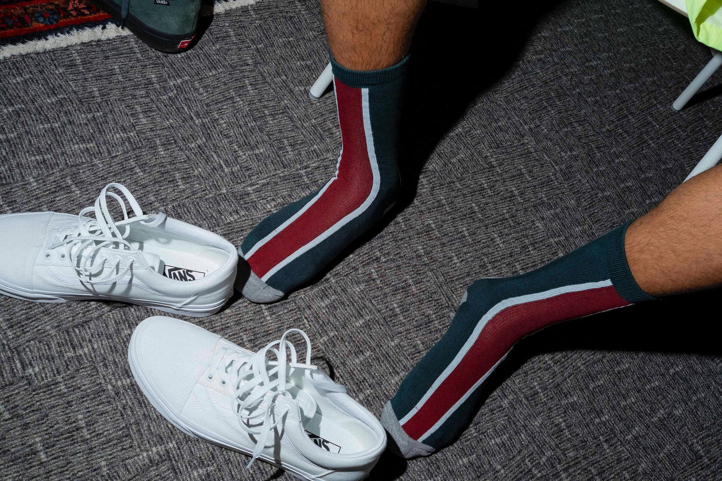 Quasi | Vert Socks 2 Pack - Off White/Dark Teal