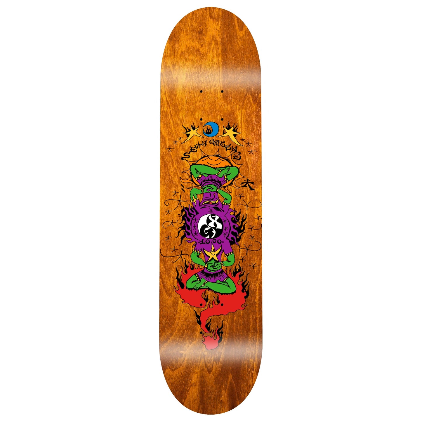 GX1000 | 8.375" Burning Breath Greene Deck (Various Stains)