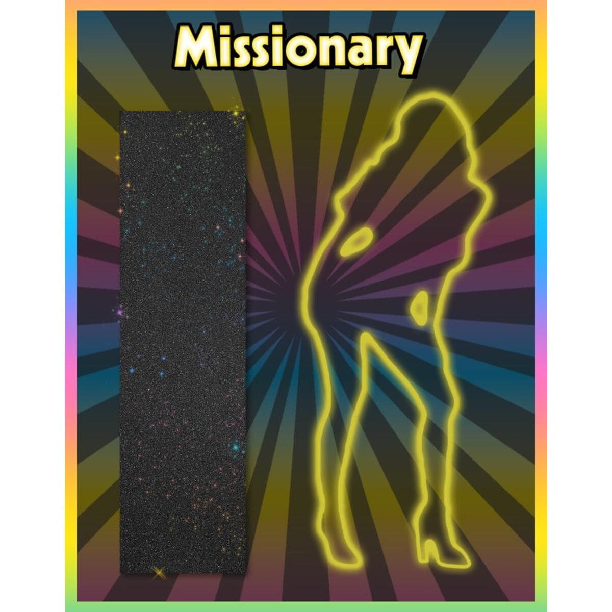 Pocha World | Missonary Glitter Griptape - Black/Multi Color