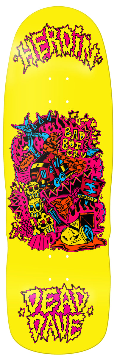 Heroin | 10.125” Dead Dave Trainlines Skateboard Deck