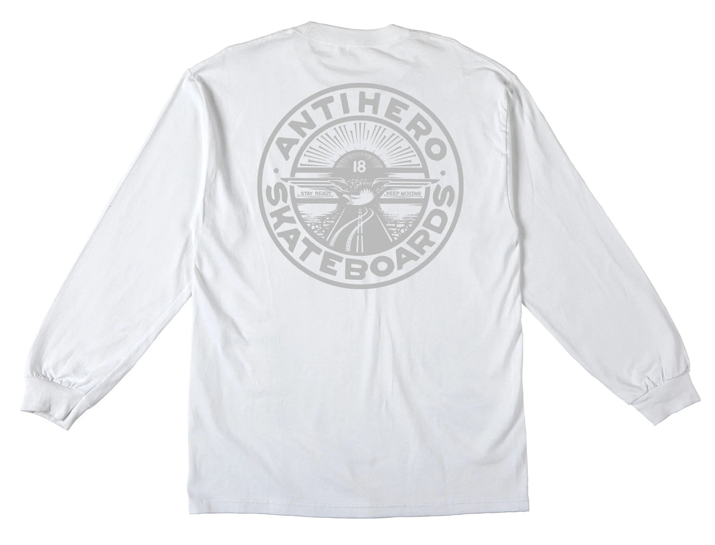 Anti-Hero | Stay Ready Longsleeve – White