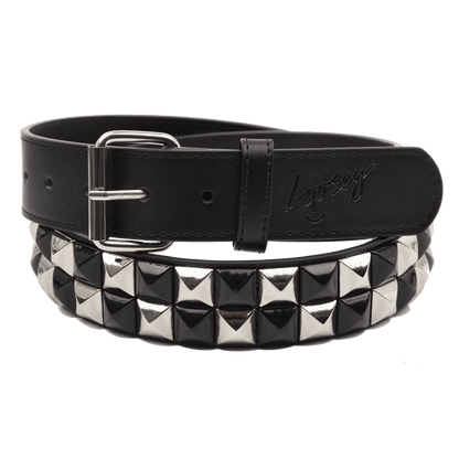 Loosey | Stud Finder Belt - Checkered Black/Silver