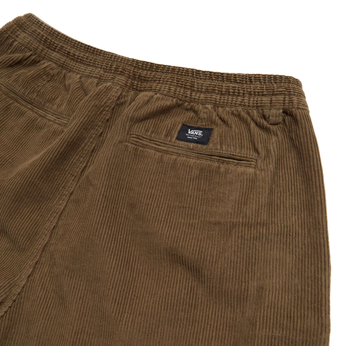 Vans | Range Baggy Tapered Elastic Waistband Pant - Corduroy - Sepia