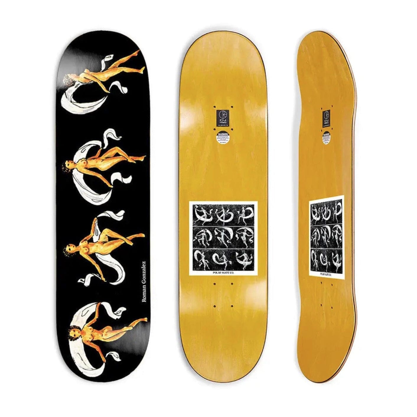 Polar | 8.25" Roman Gonzalez Family Archive Deck - Black