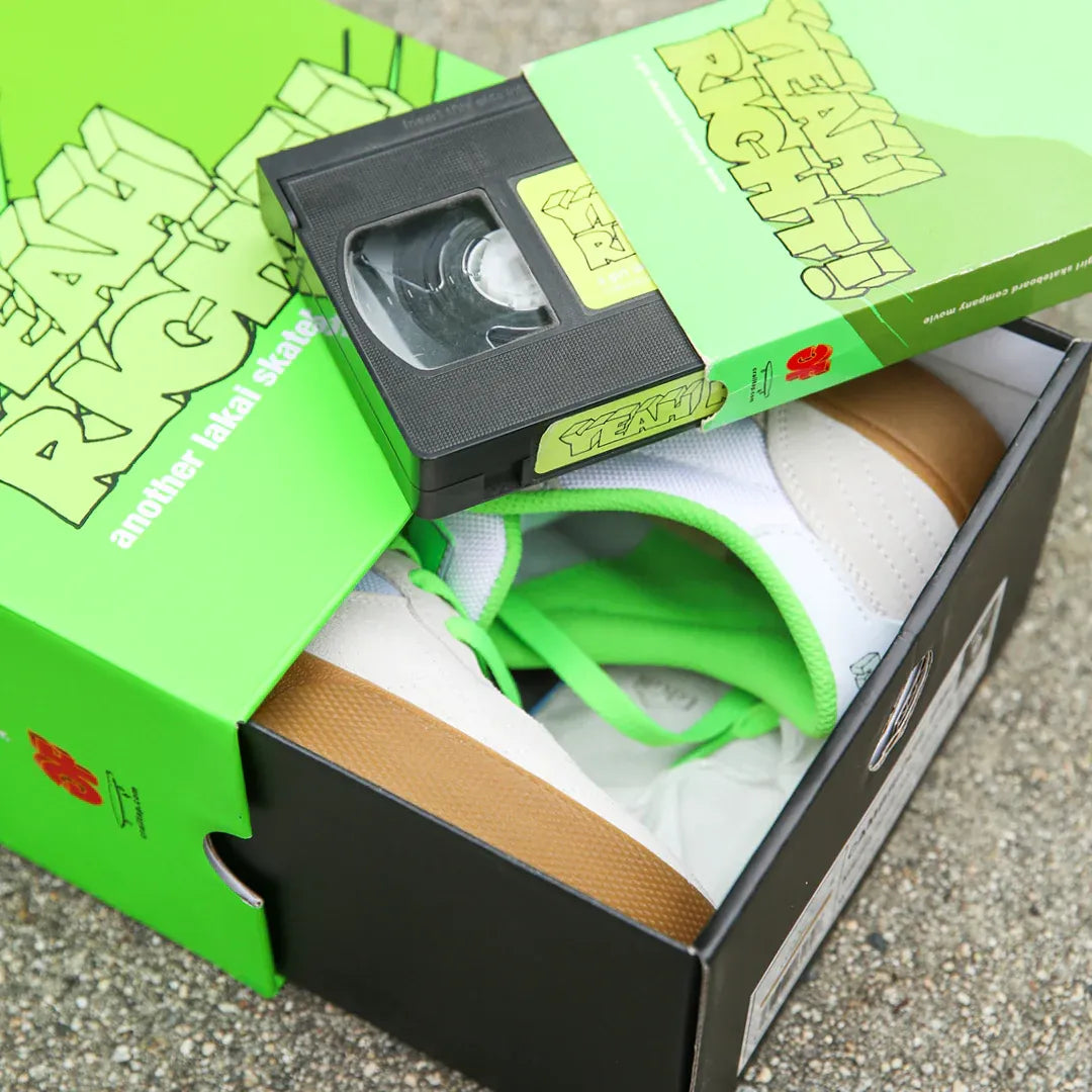 Lakai | Cambridge - White/UV Green (Yeah Right 20th Anniversary)