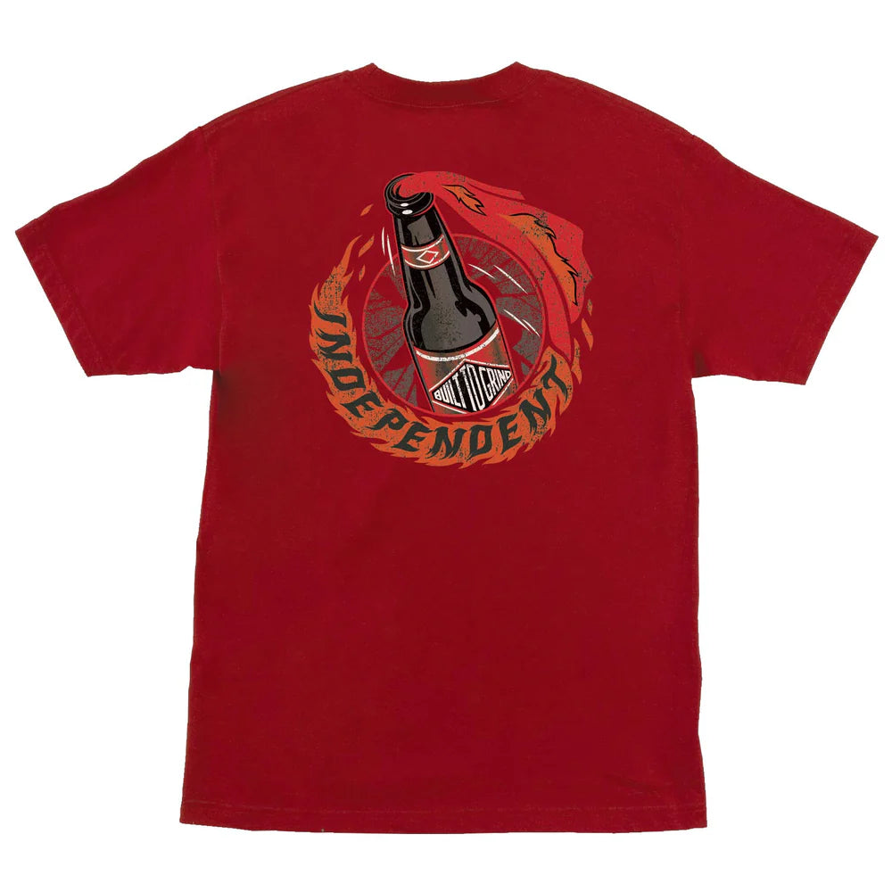 Independent | Fire Starter Tee - Cardinal Red