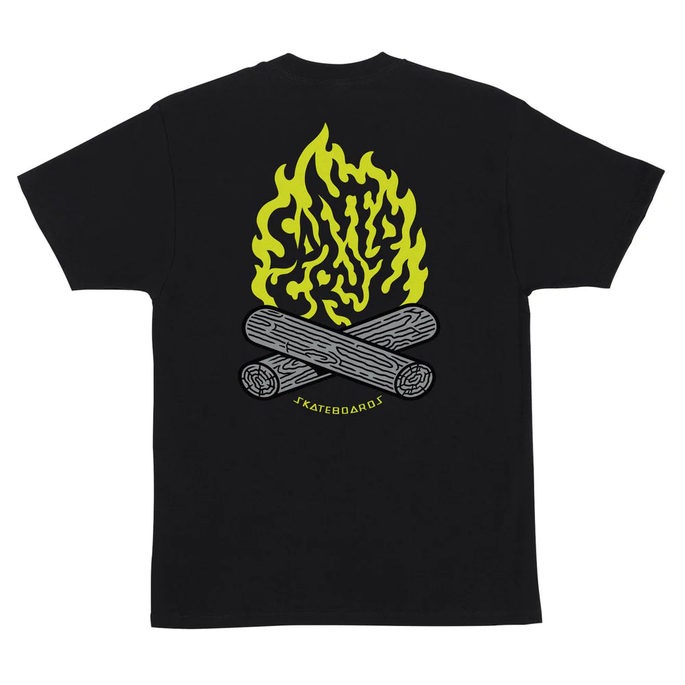 Santa Cruz | Campfire Tee - Black