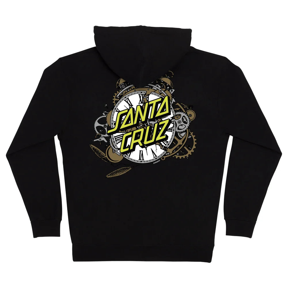 Santa Cruz - Grabke Exploding Dot Hooded Sweatshirt - Black