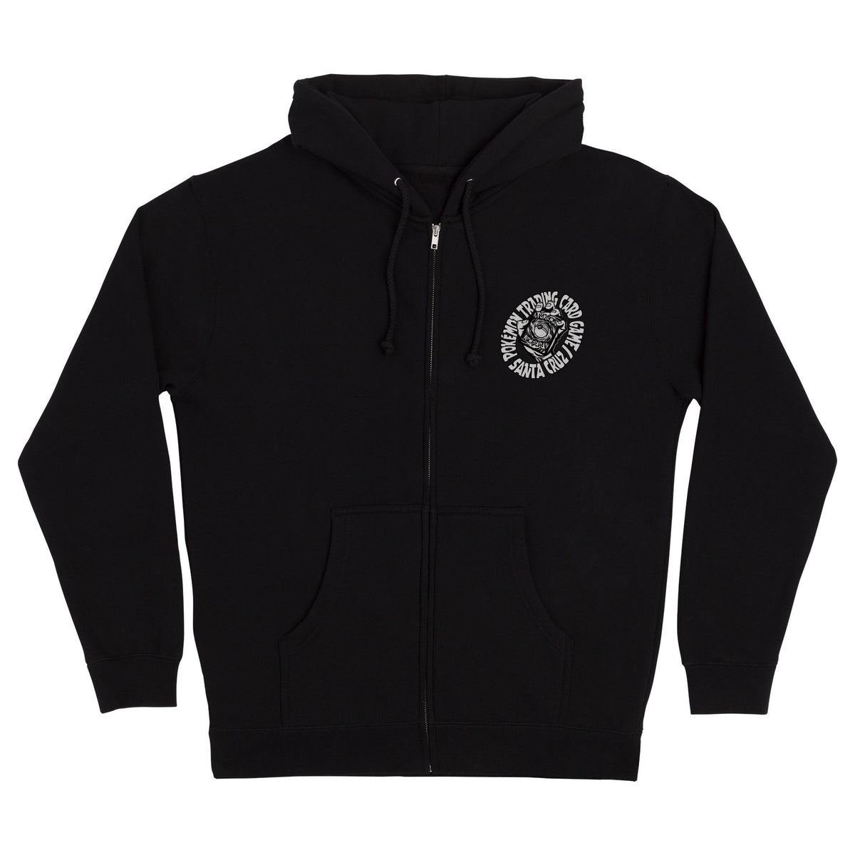 Santa Cruz | Pokemon TGC 30th Anniversary Hand Zip Hooded Sweatshirt - Black