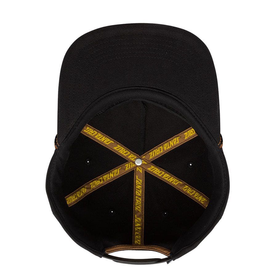 Santa Cruz | Reverse Dot Eco Snapback Hat - Black