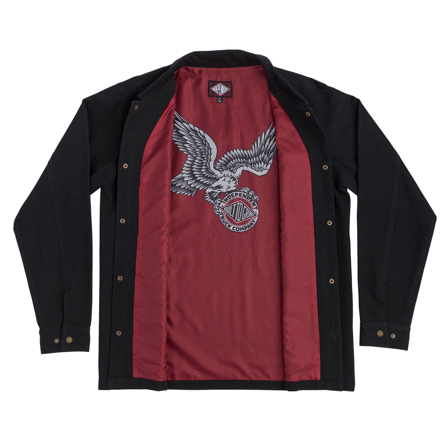 Independent | Springer Chore Coat Jacket - Black Duck Canvas