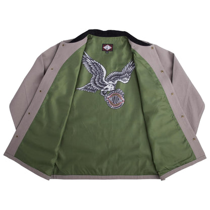 Independent | Springer Chore Coat Jacket - Grey Duck Canvas