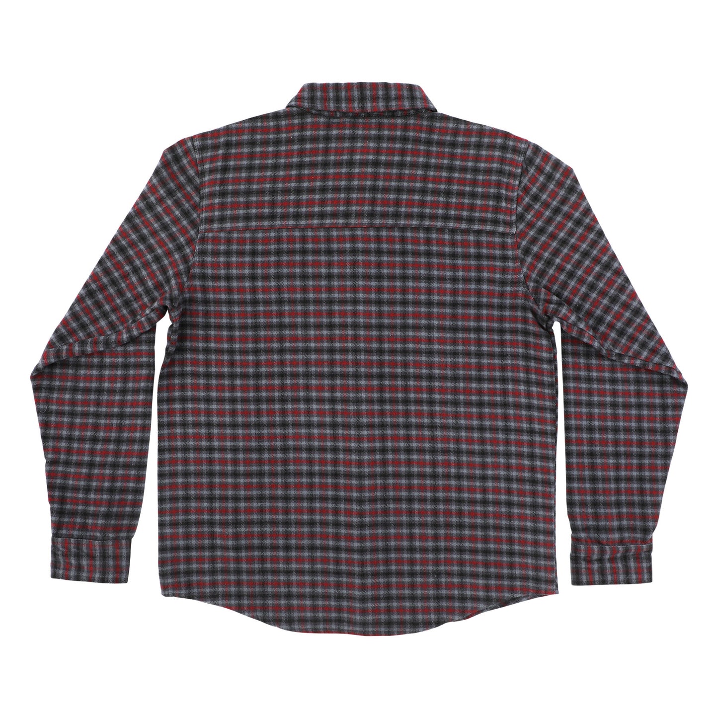 Independent | Belmont Brushed Flannel - Grey/Red/Black