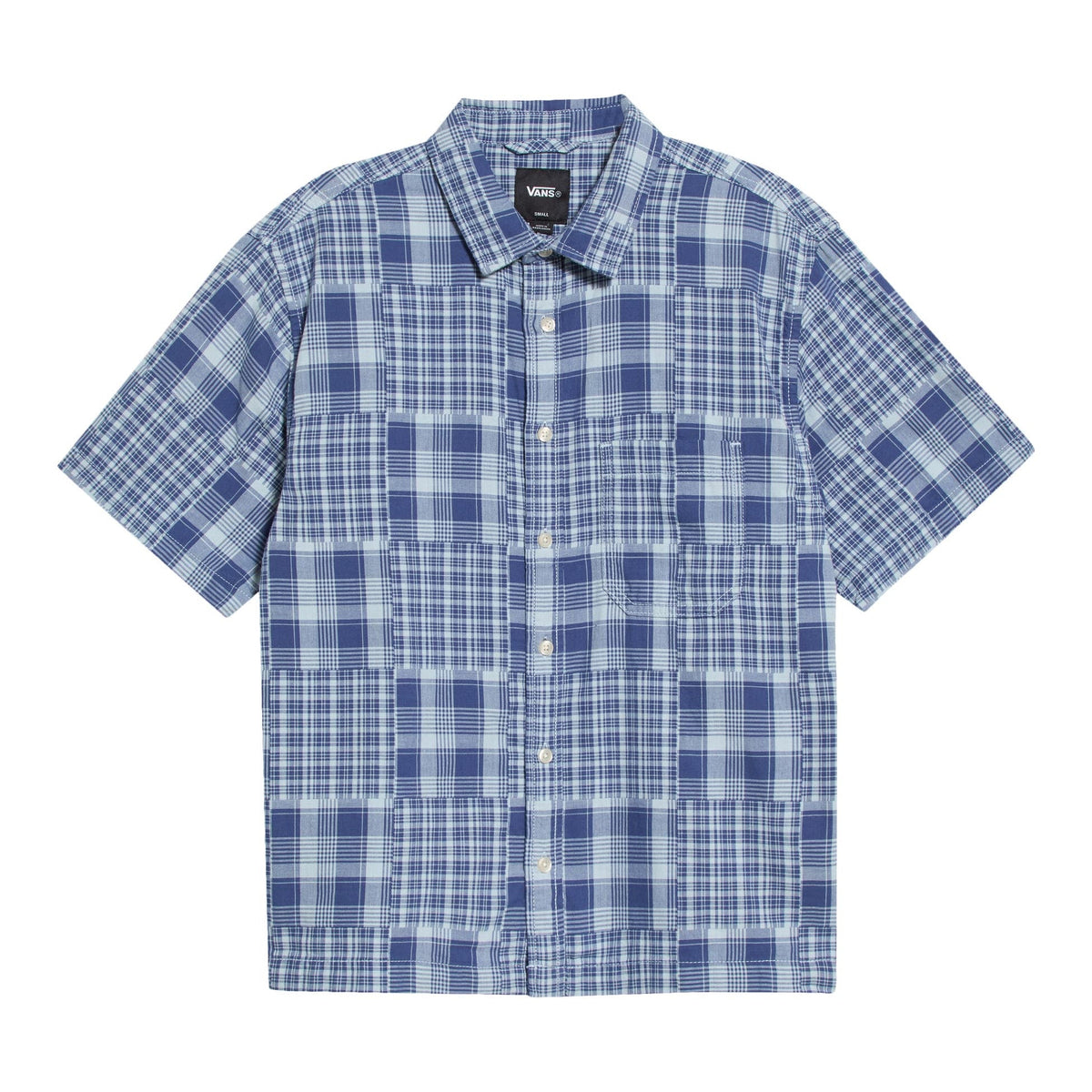 Vans | Larkspur Mixed Button Down Shirt - True Navy Blue