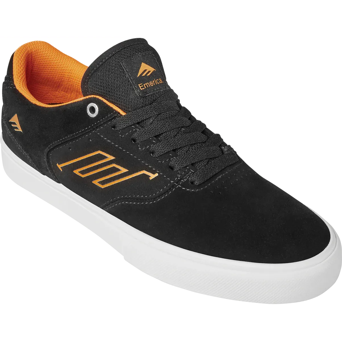 Emerica | The Low Vulc Jordan Powell - Black/White/Orange