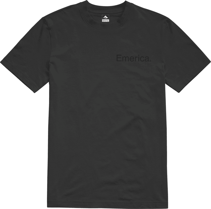 Emerica | Pure Logo SS Tee - Black/Black