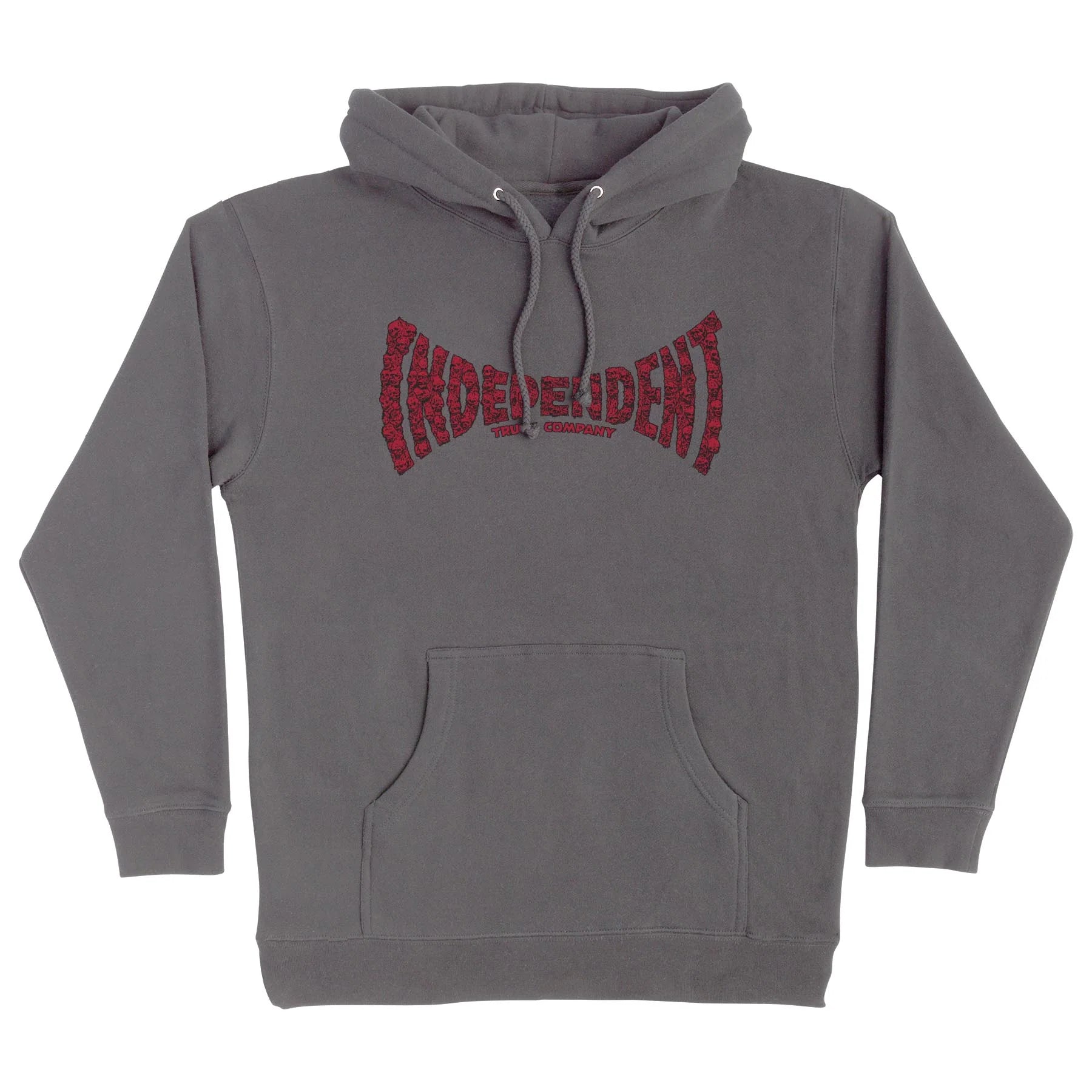 Independent | Skull Span Heavyweight Hoodie - Charcoal – THIS 