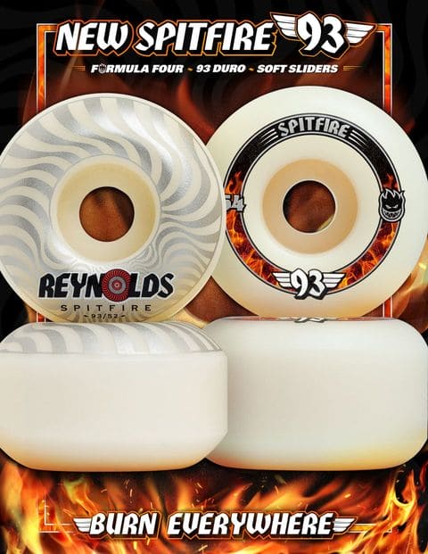 Spitfire | 54mm/93a Formula Four Wheels - Radials Shape
