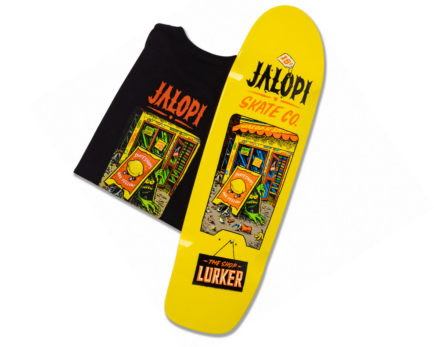 Anti-Hero | Jalopi Skateshop Day 2026 Shop Lurker Shirt - Black