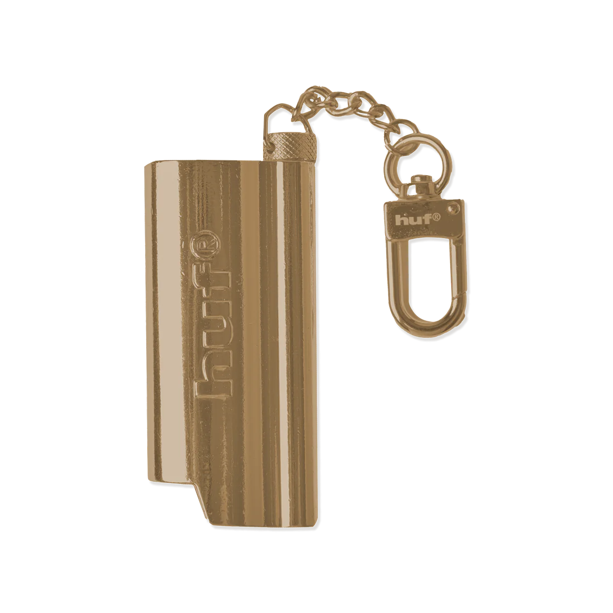 HUF | Burner Lighter Sleeve Keychain - Gold