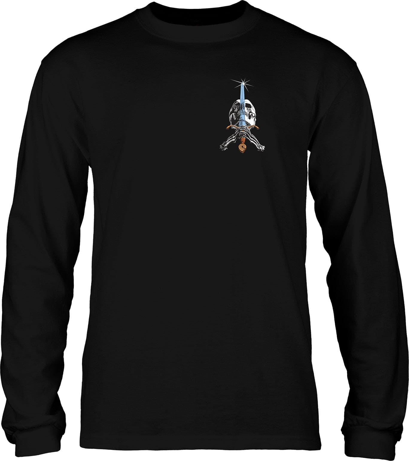 Powell Peralta | Skull & Sword Longsleeve Shirt - Black