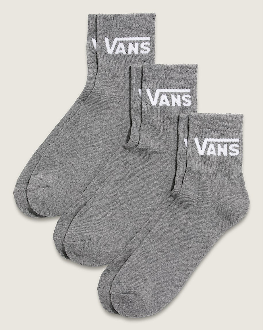 Vans | 3 Pack Half Crew Socks - Grey