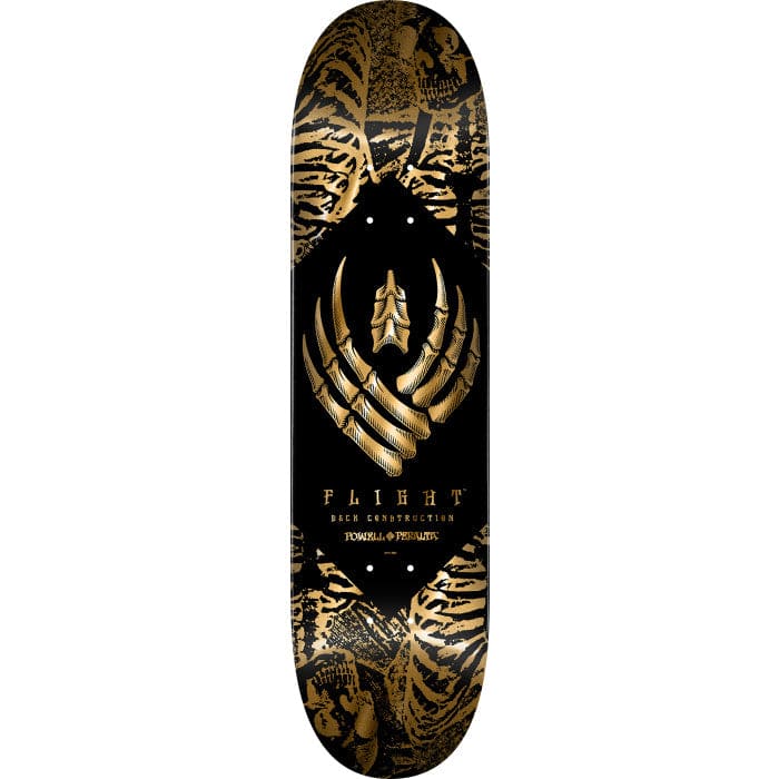 Powell Peralta | 8.63" Gold Foil Skeleton Flight Deck