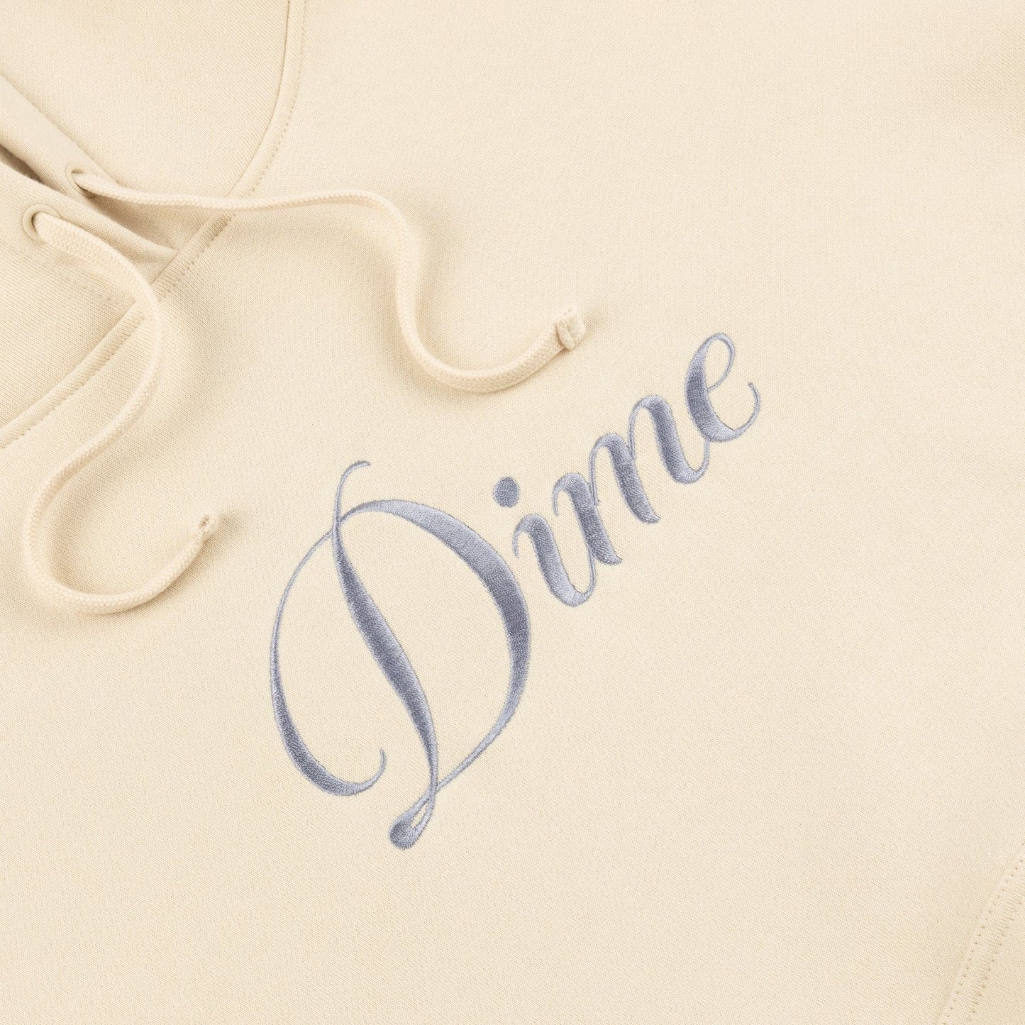 Dime | Cursive Logo Pullover Hoodie - Fog