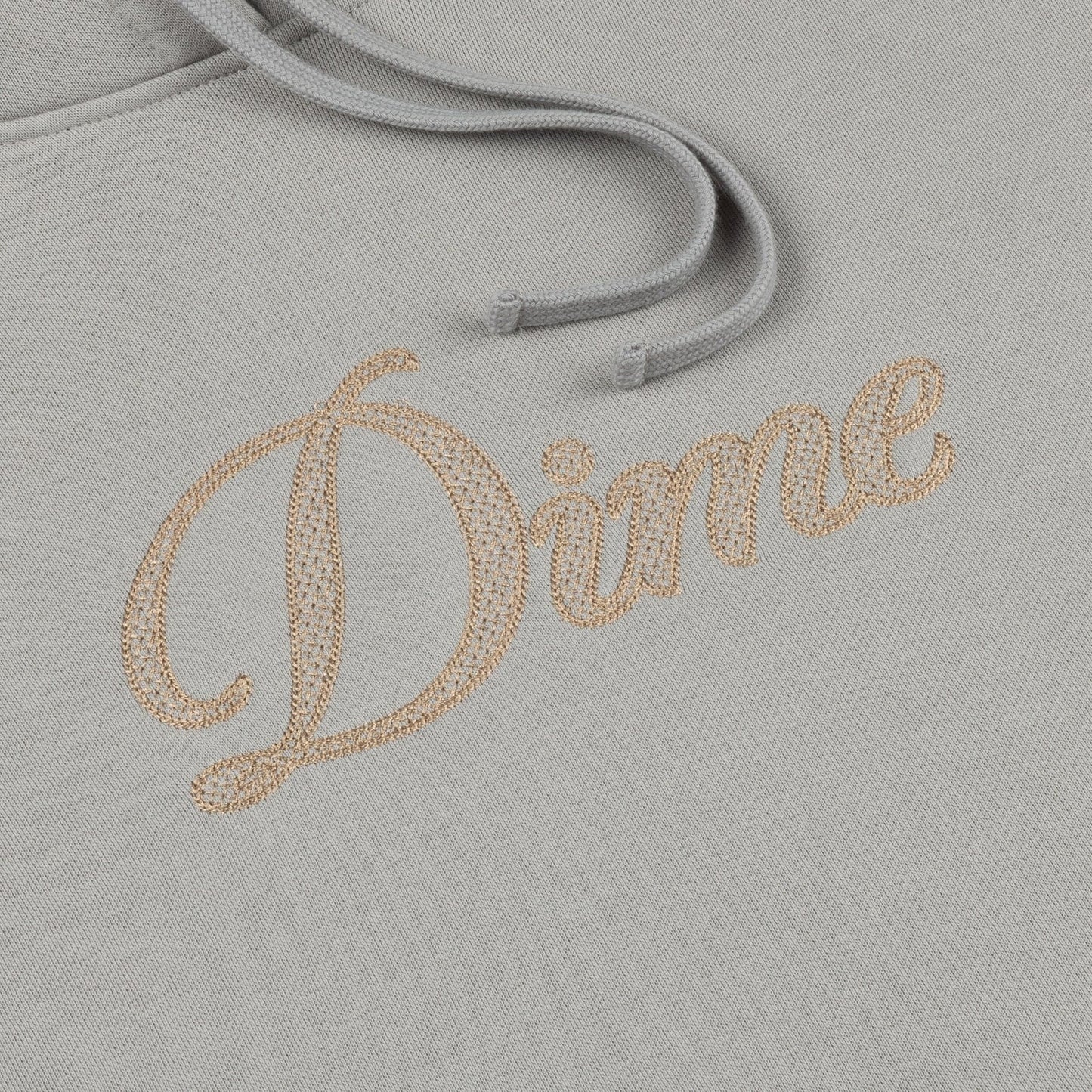 Dime | Cursive Logo Pullover Hoodie - Charcoal
