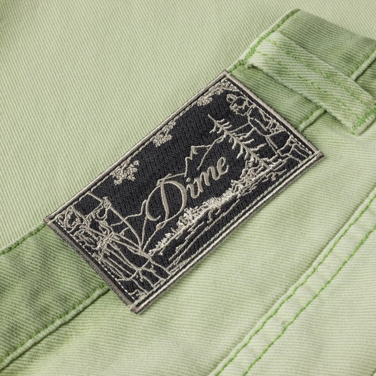 Dime | Classic Baggy Denim Pants - Matcha
