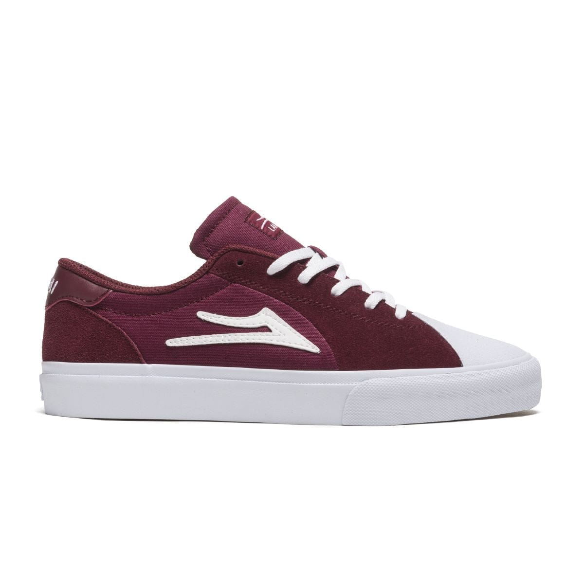 Lakai | Flaco II - Burgundy/White Suede