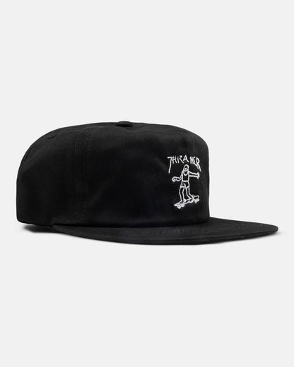 Thrasher | Gonz Snapback Hat - Black/White