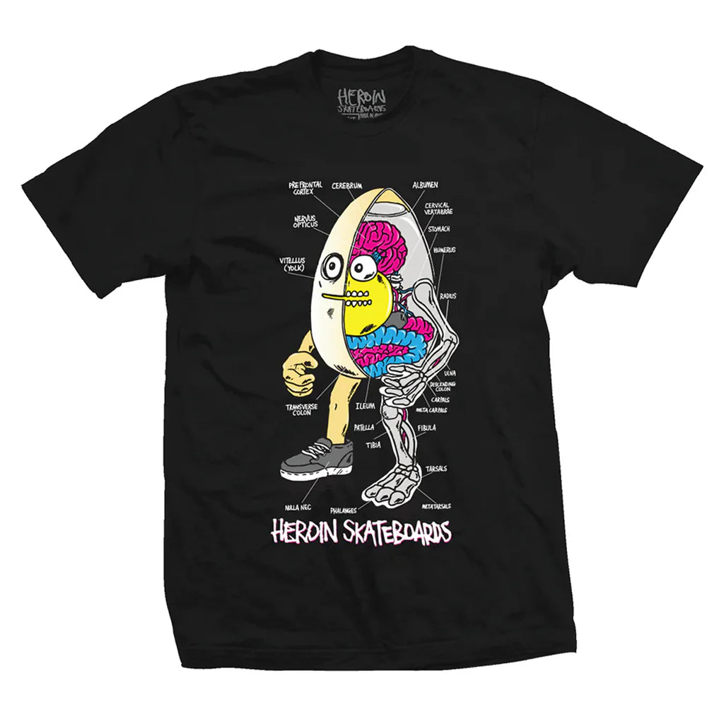 Heroin | Anatomy Of An Egg Shirt - Black