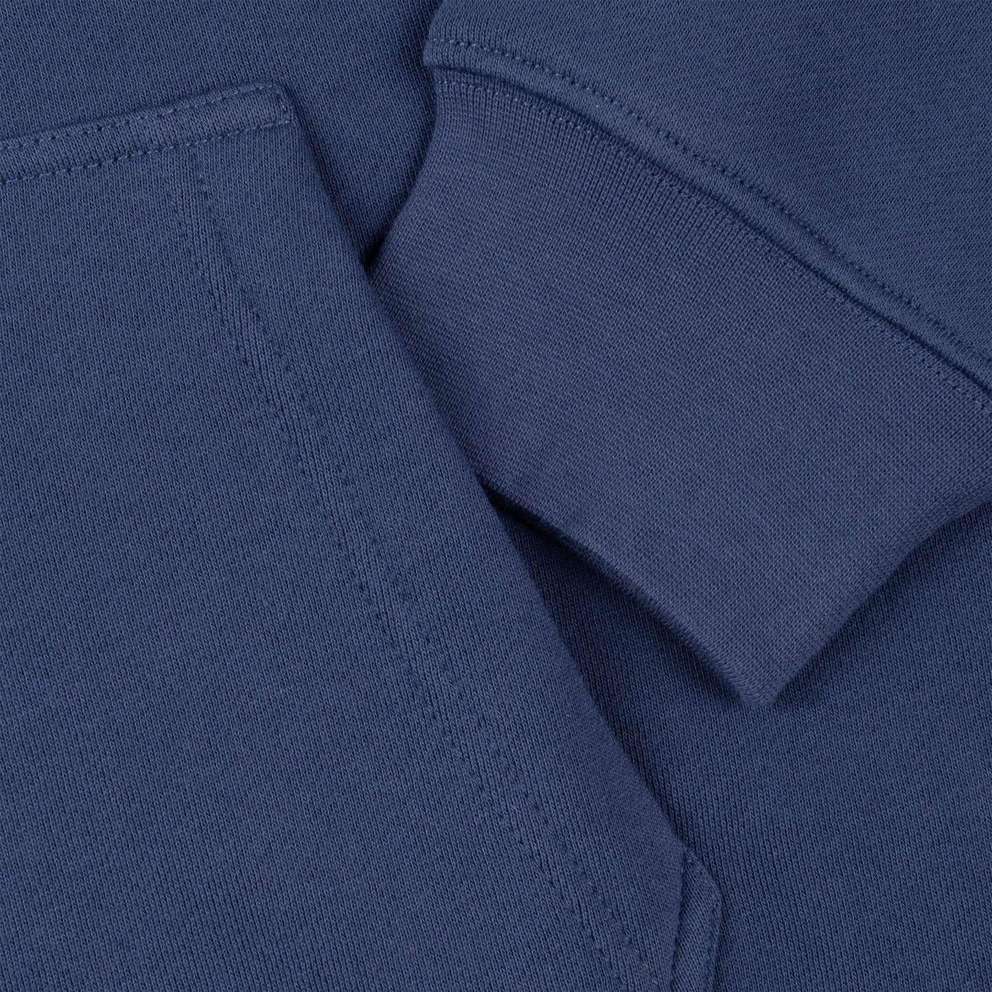 Dime | Cursive Small Logo Zip Hoodie - Night Blue