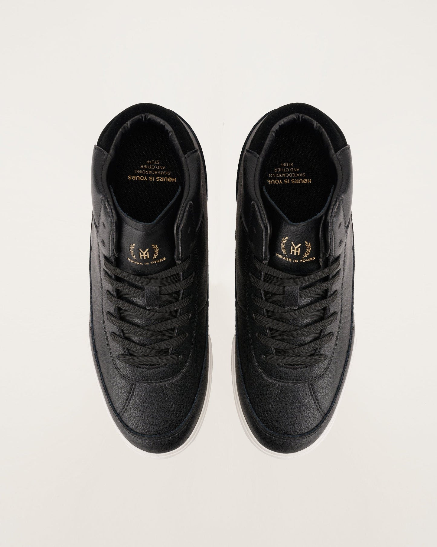 Hours Is Yours | North LX - Black Leather/White