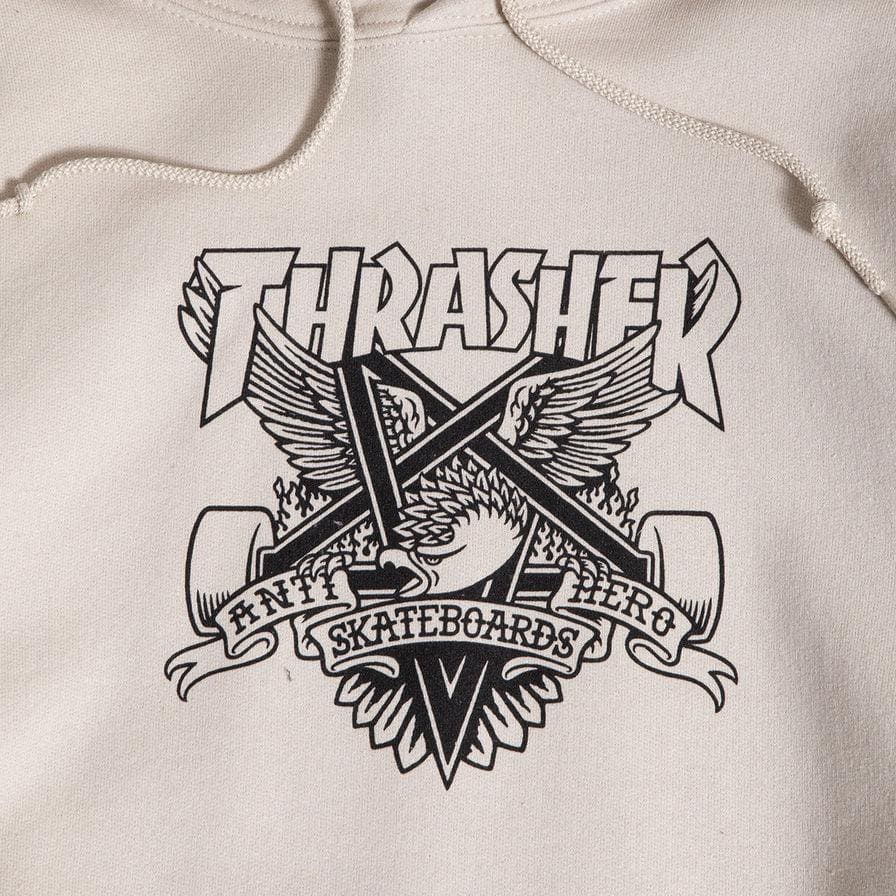 Thrasher | Anti-Hero Eaglegram Pullover Hoodie - Sand