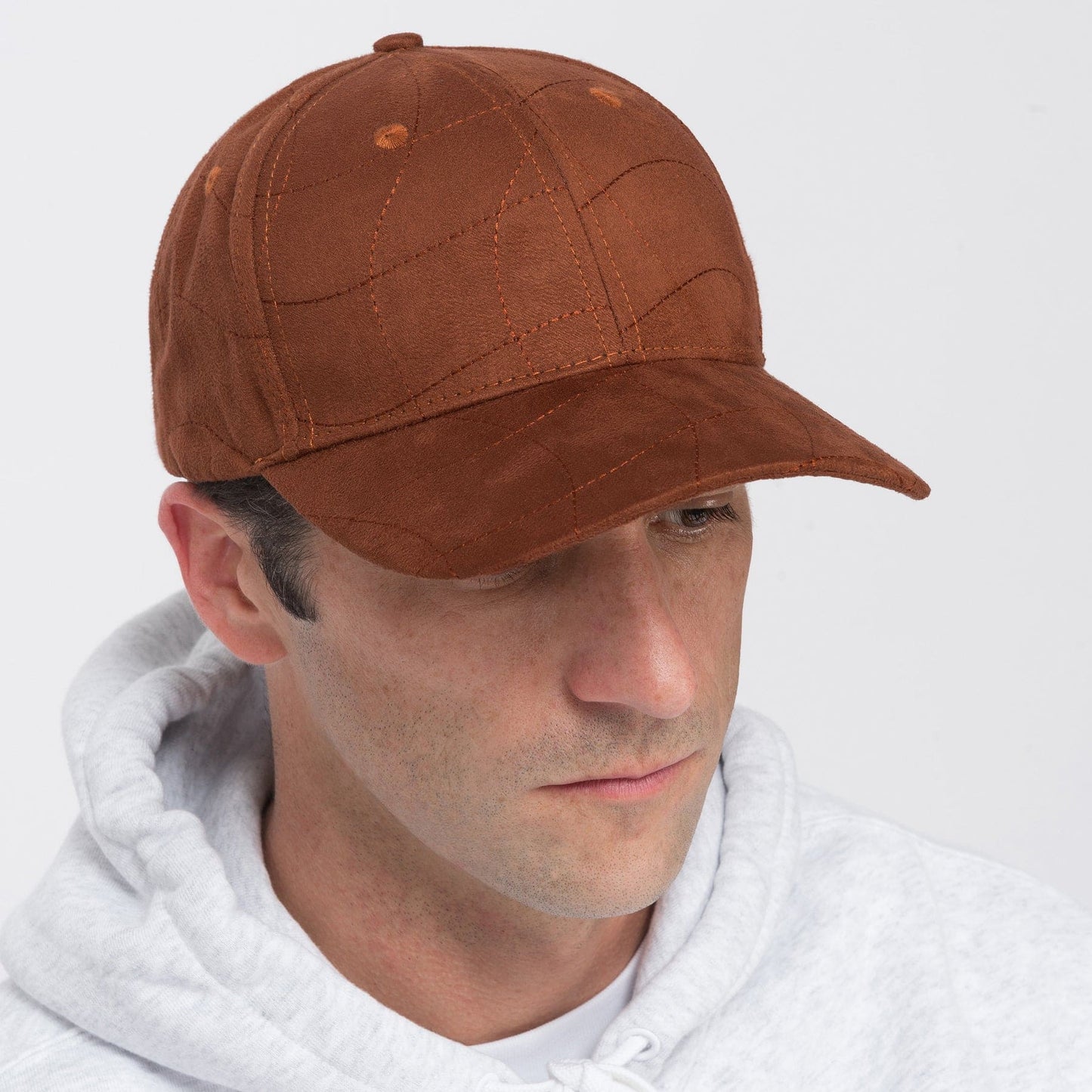 Dime | Wave Quilted Full Fit Hat - Caramel