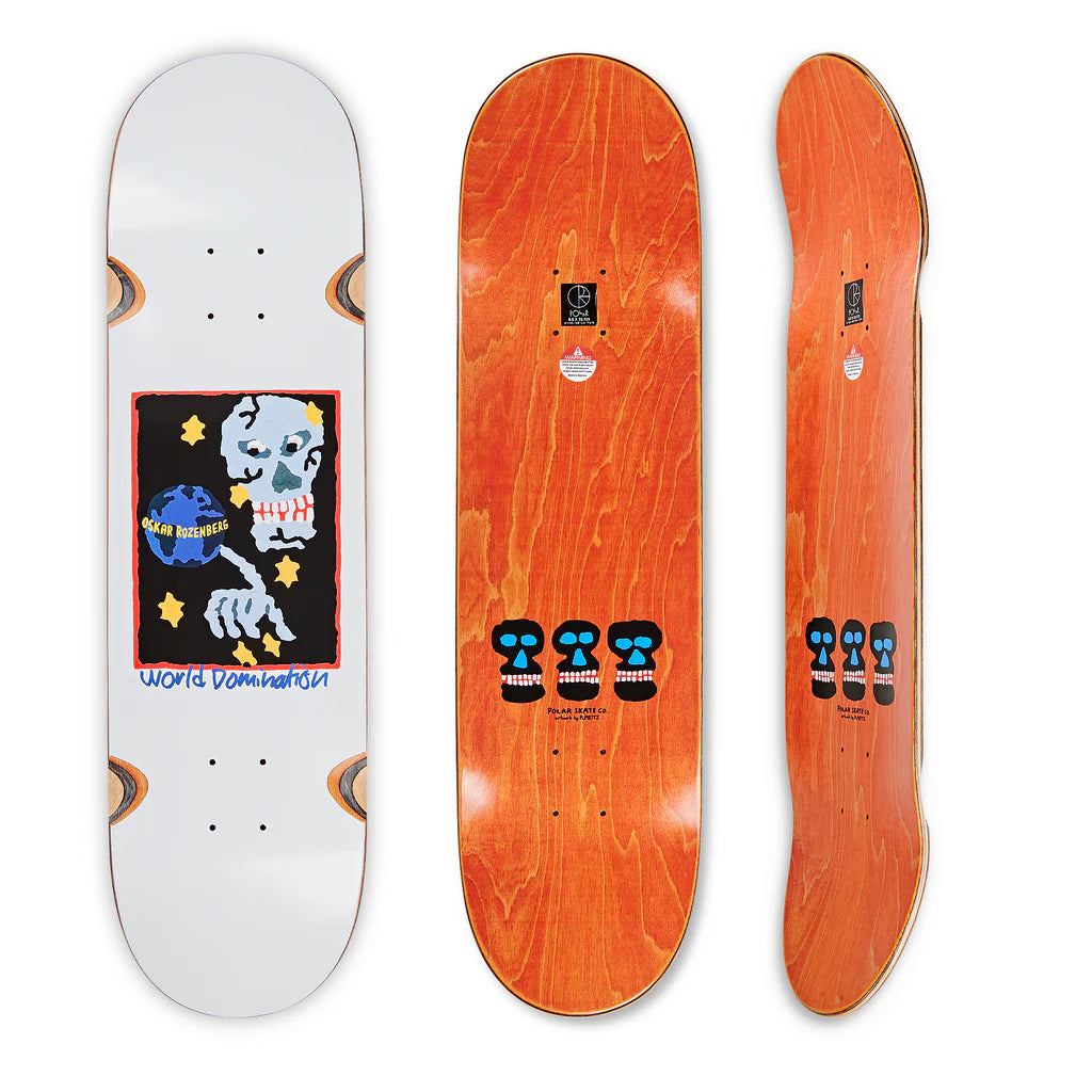 Polar | 8.25" Oskar Rozenberg Word Domination Deck - Wheel Wells