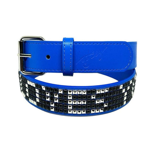 Loosey | Loosey Loves You Studs Belt - Blue