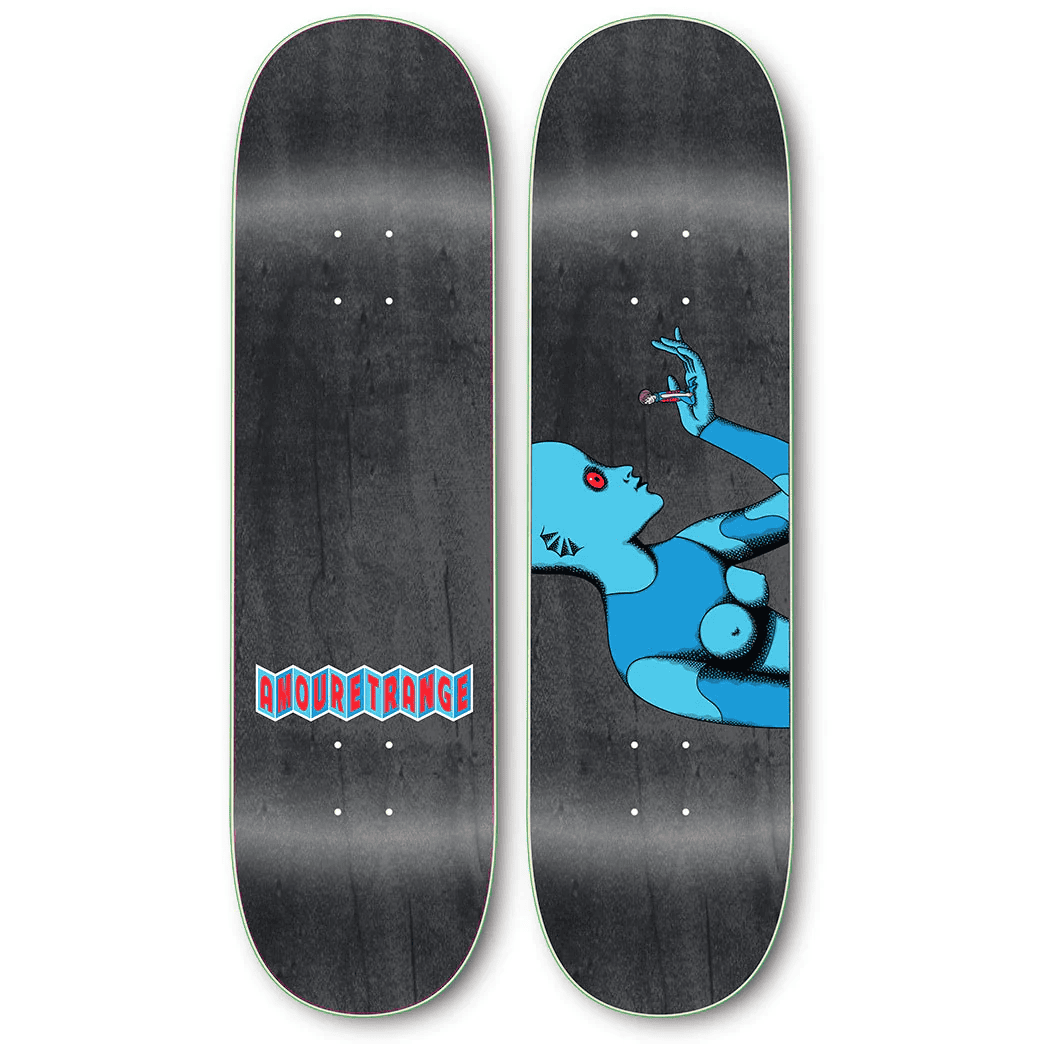 Strangelove | 8.5" Alien Amour Black Deck - Screen Printed