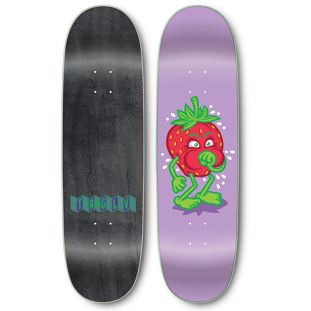 Strangelove | 8.875" Strawberry Cough Velvet Flocked Deck - Lilac