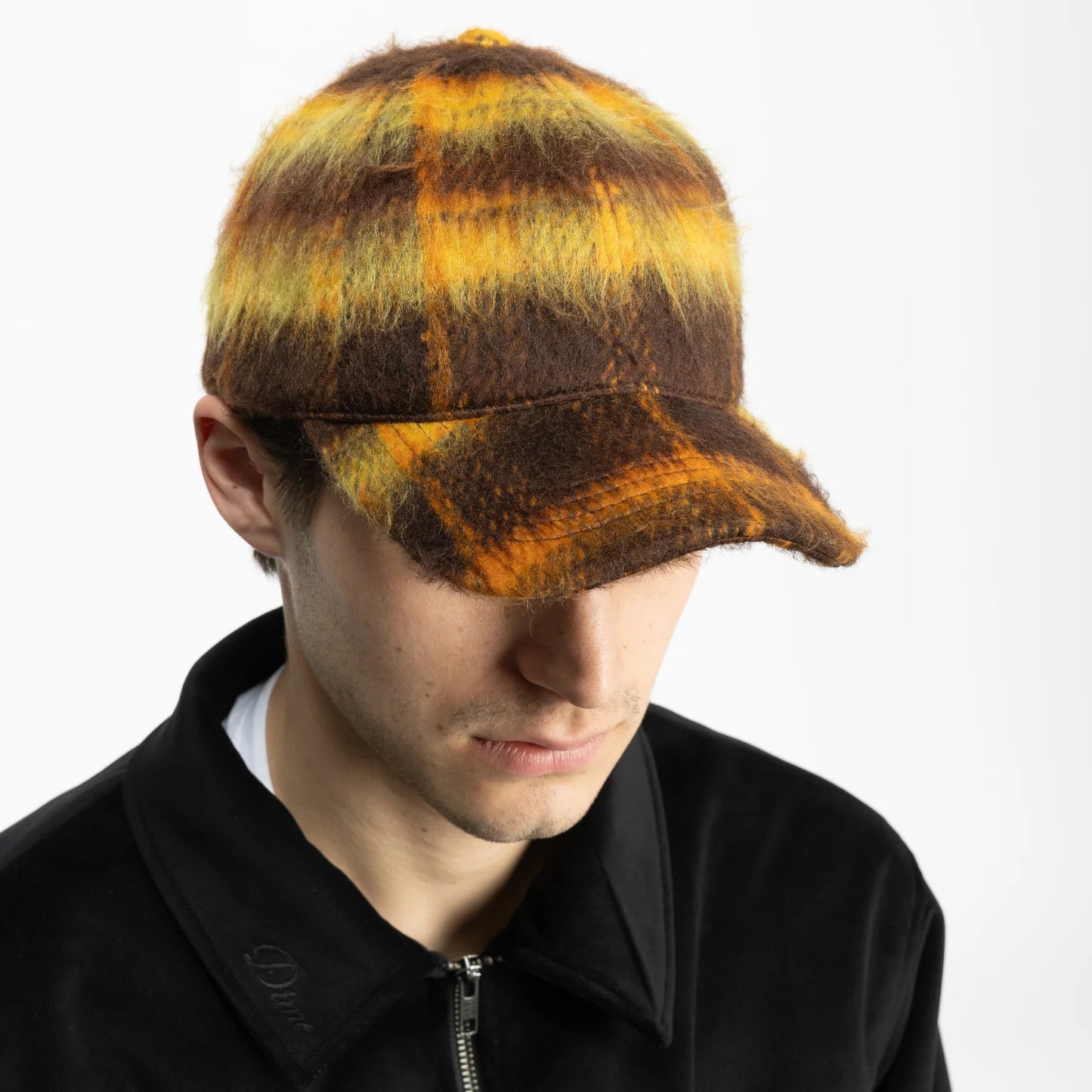 Dime | Shaggy Low Pro Cap - Yellow Plaid