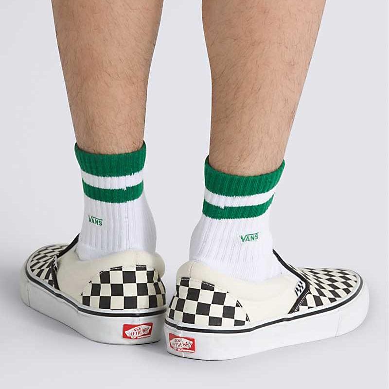 Vans | Half Crew Socks - Green/White