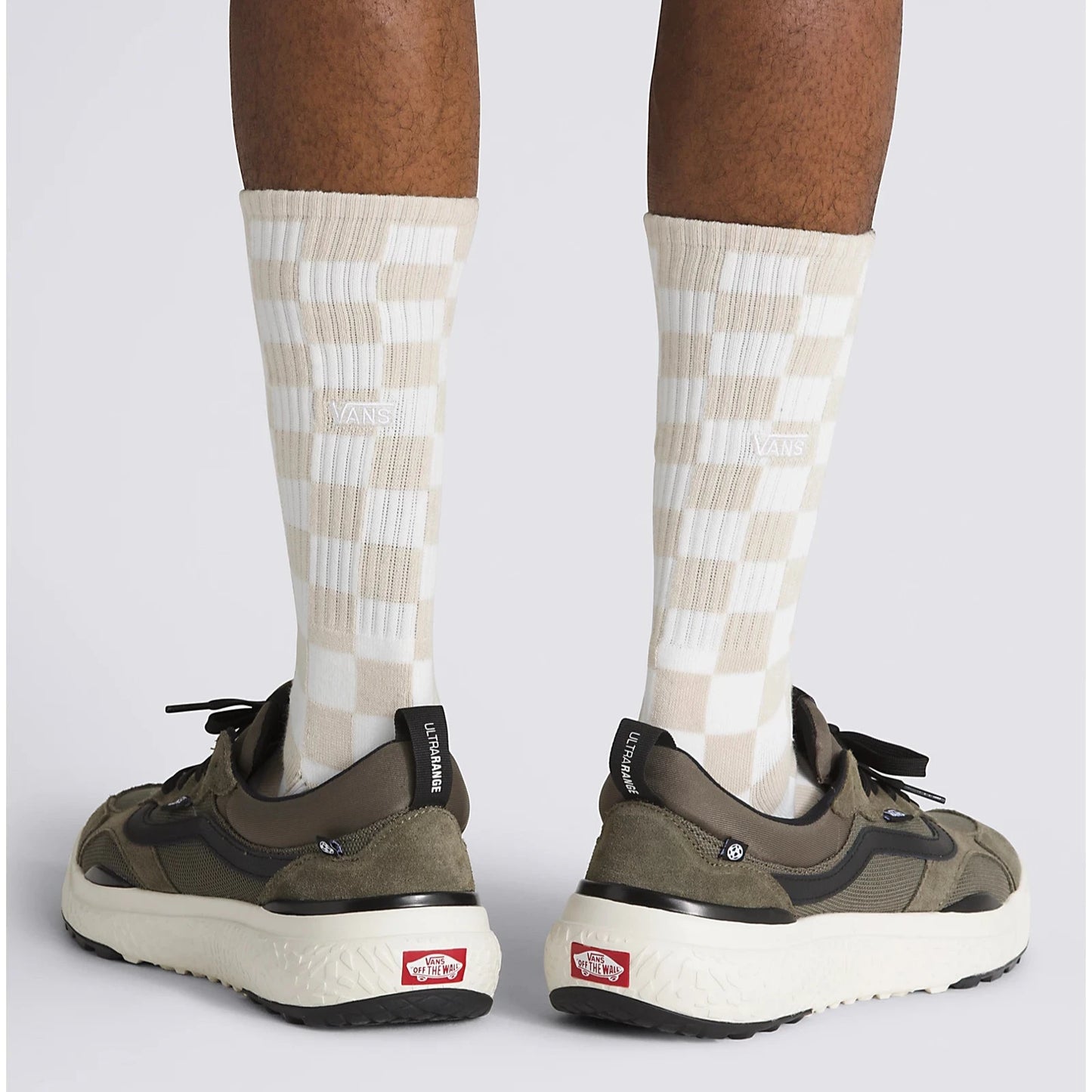 Vans | Checkerboard Crew Socks - Oatmeal