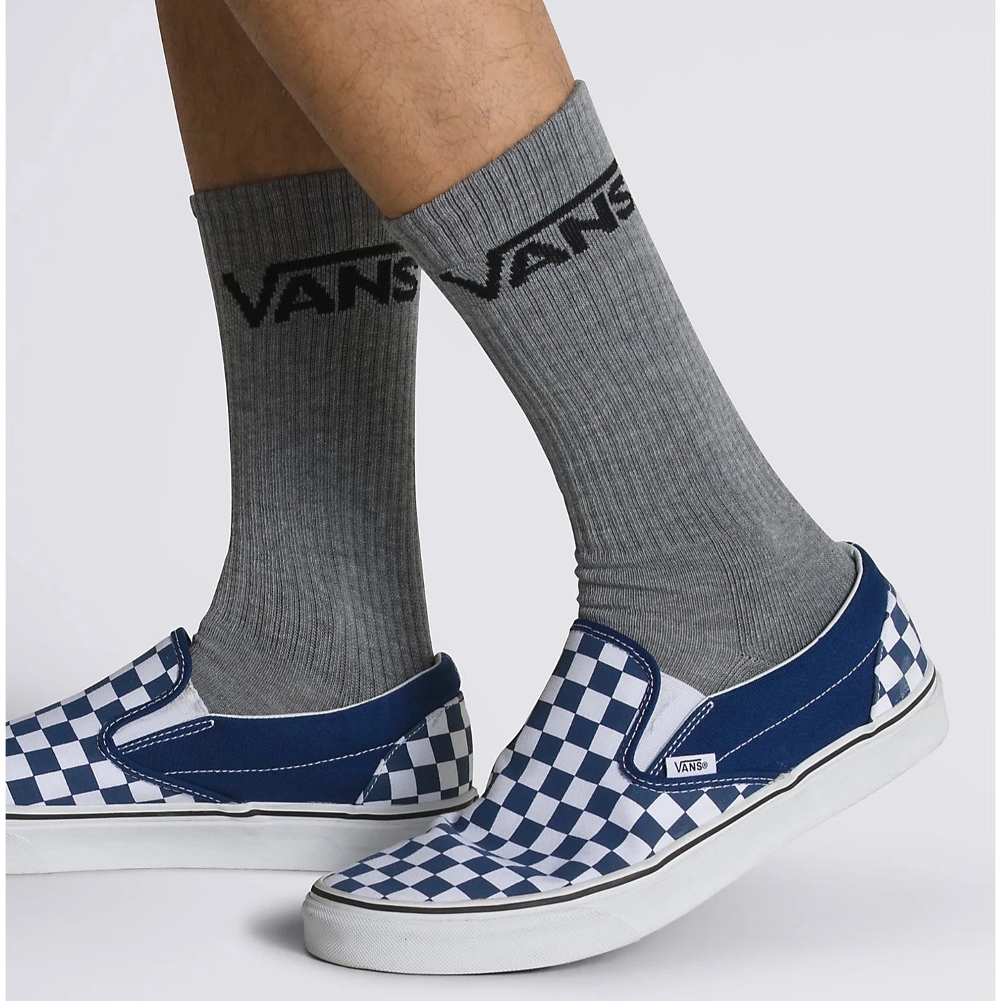 Vans | 3 Pack Crew Socks - Heather Grey
