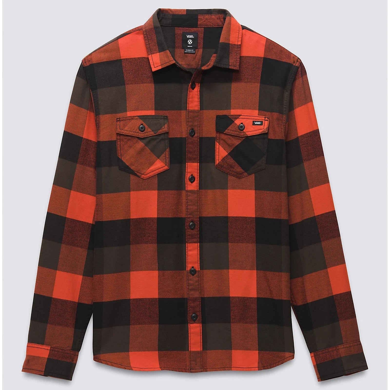 Vans Box Flannel Shirt Black/Fiesta XL Vans Box Flannel Shirt Black/Fiesta XL
