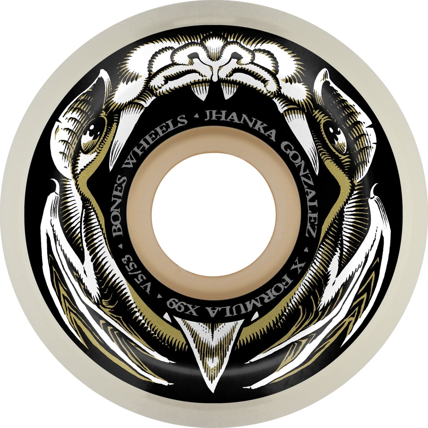 Bones | 53mm/99a - V5 Sidecut - Jhanka Night Flight Wheels