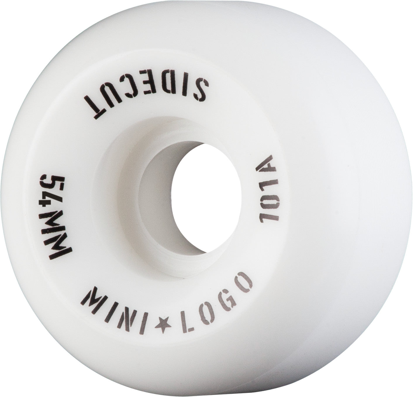 Mini Logo | 54mm/101a Skateboard Wheels - White