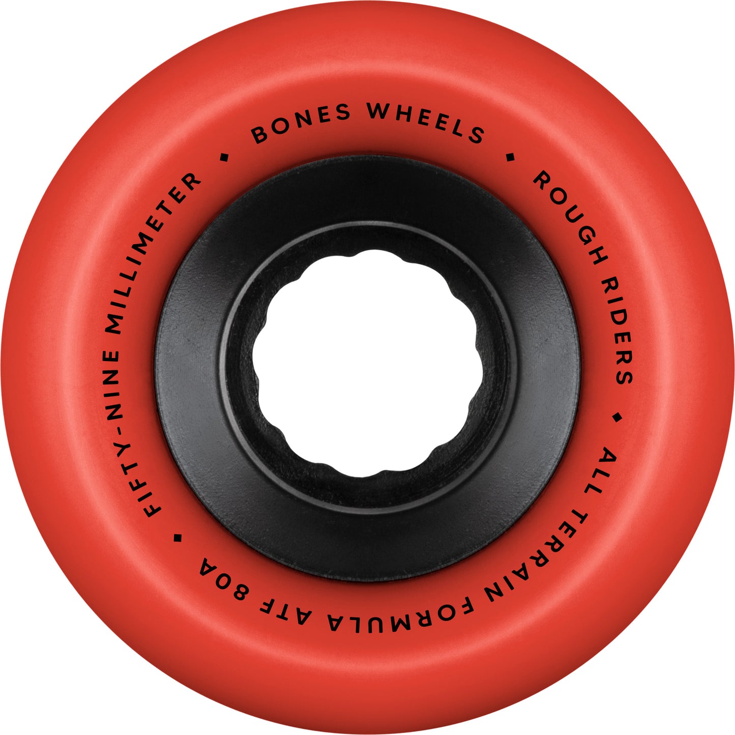 Bones | 59mm/80a Rough Riders All Terrain Wheels - Red