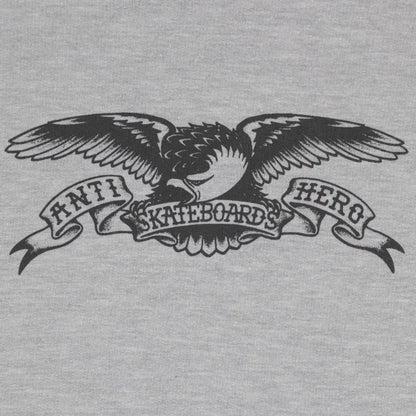 Anti-Hero | Basic Eagle Pullover Sweatshirt - Heather/Black